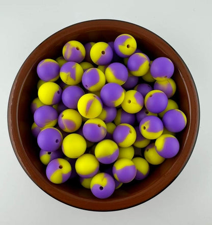 Purple lime custom color 15mm rounds and 12mm lentils