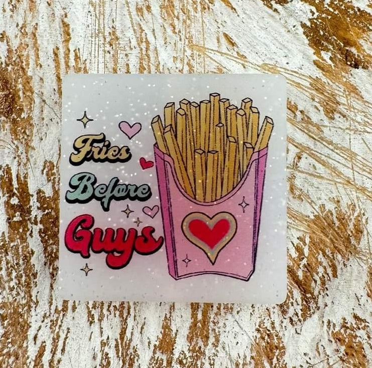 Custom silicone print bead fries before guys bead