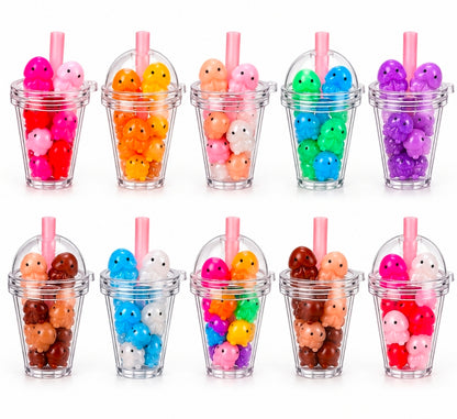 Mini Richard Display Containers Cup keychain, Diamond, Acorn & Mini dicktac Box