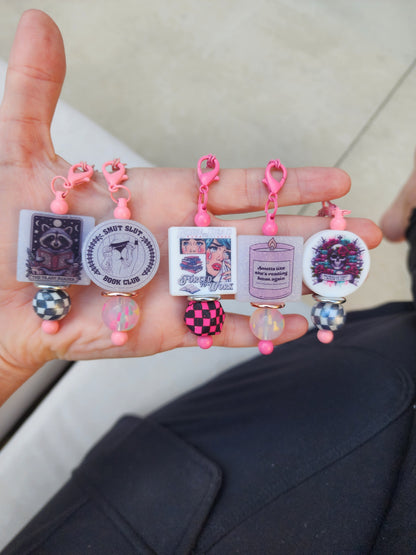 Smut cup charms for tumblers unhinged tumbler accessories #booktok