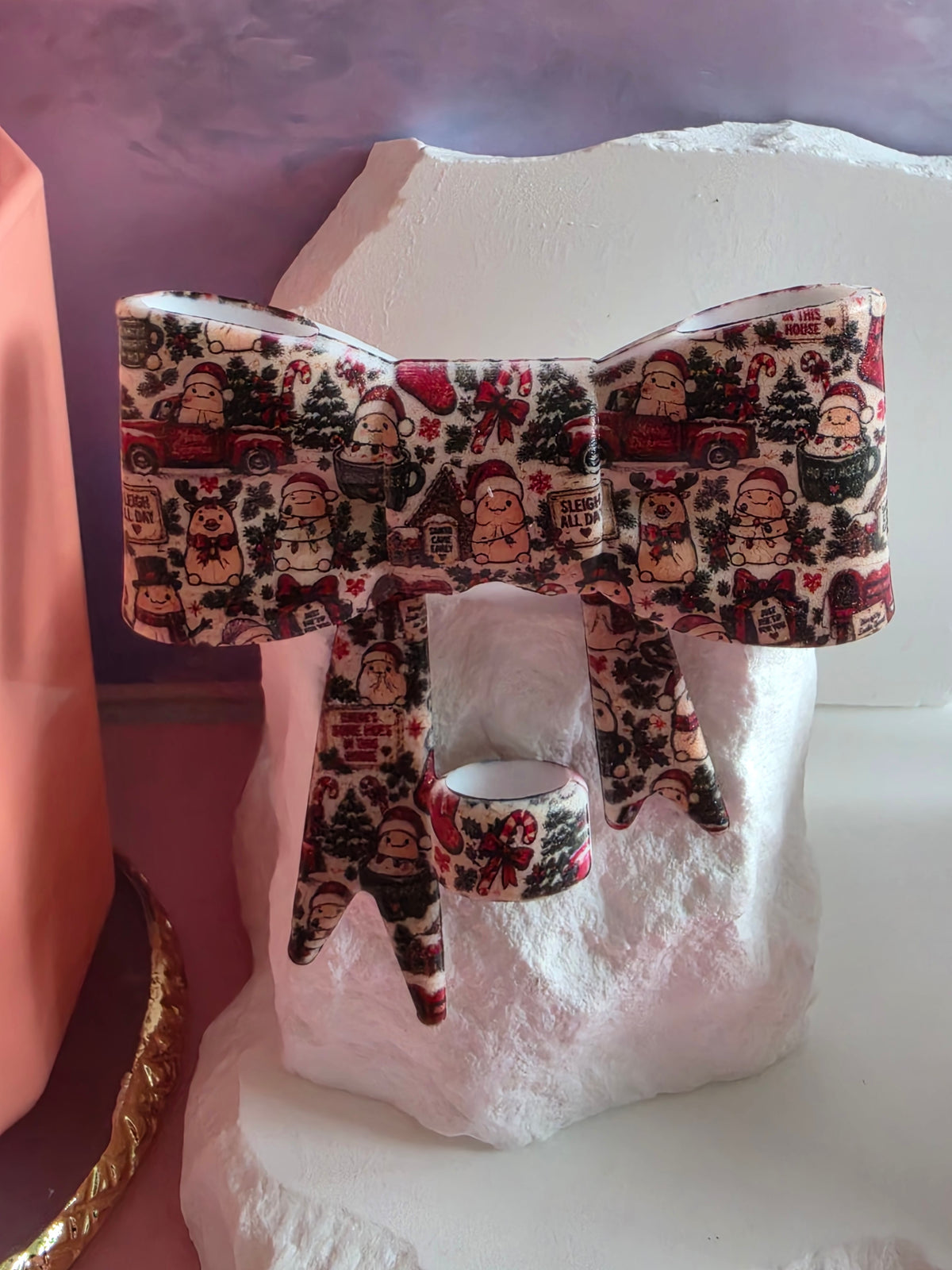 Printed ©️ copyrighted Richard Silicone Bow Focal * Silicone Bow for Pens, Keychains & Straw Toppers All new Designs