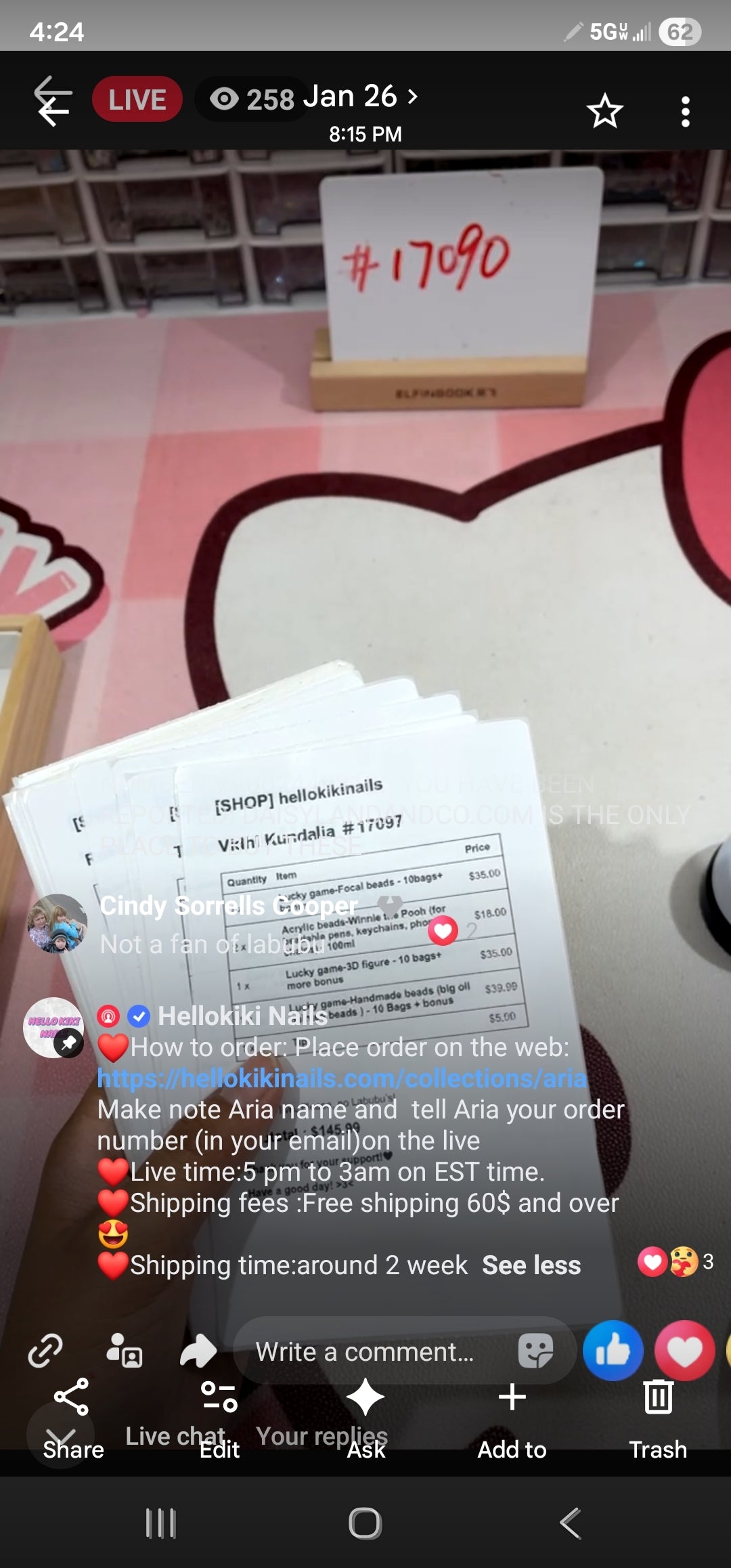 Evidence – Daisyland Richard Copyright Infringement & Shopify Policy Circumvention (VA0002449810) (Hellokikinails)