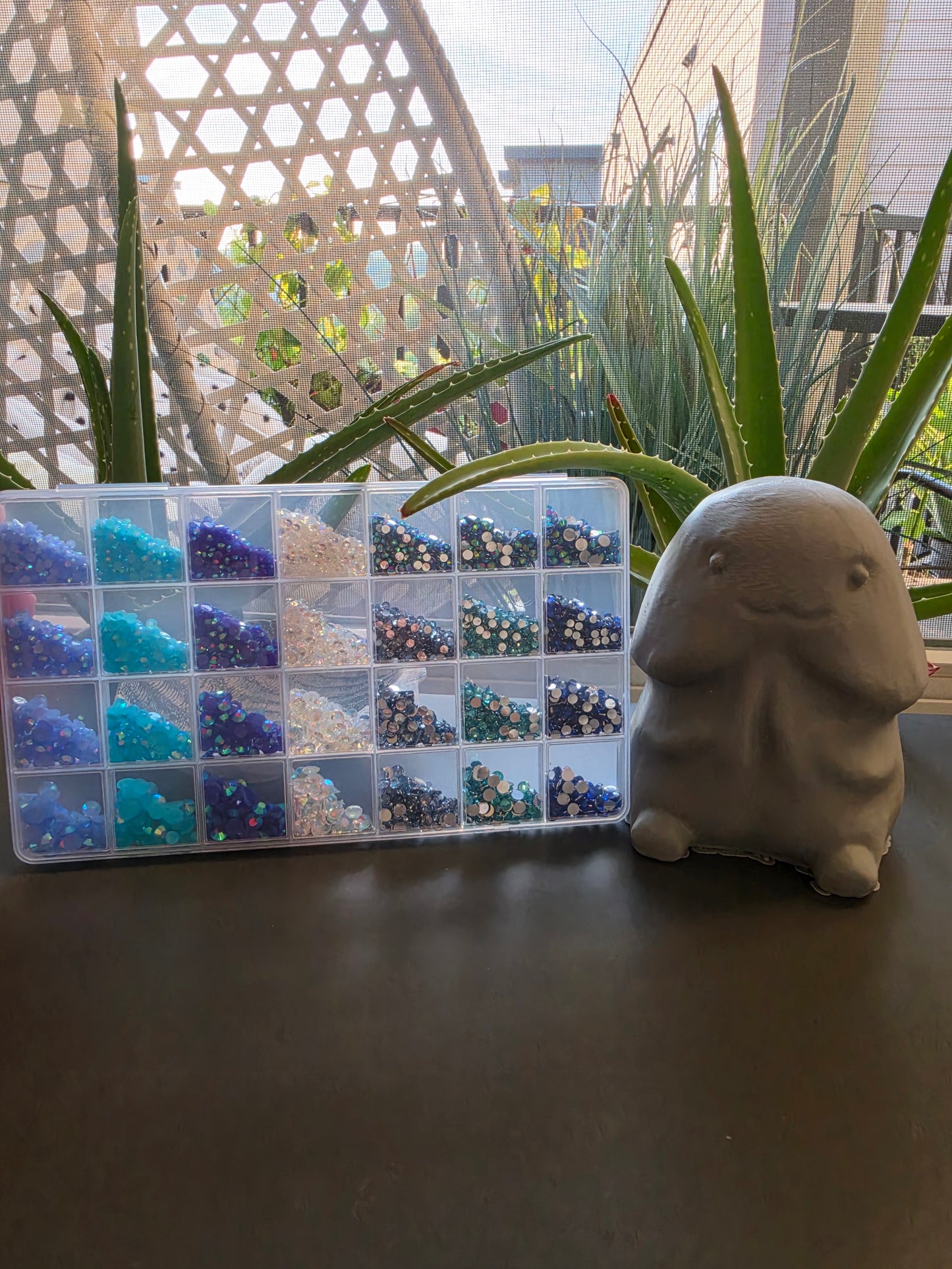 Giant 3d printed Richard blue ombre bling kit