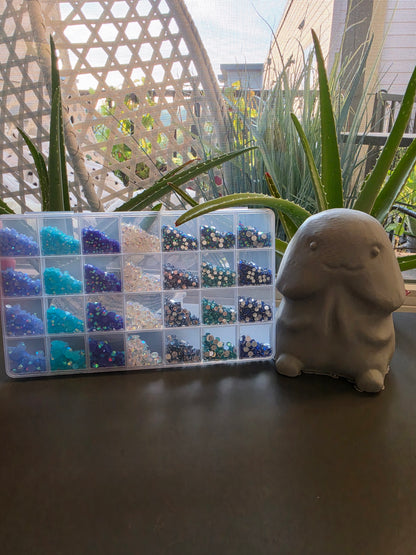 Giant 3d printed Richard blue ombre bling kit