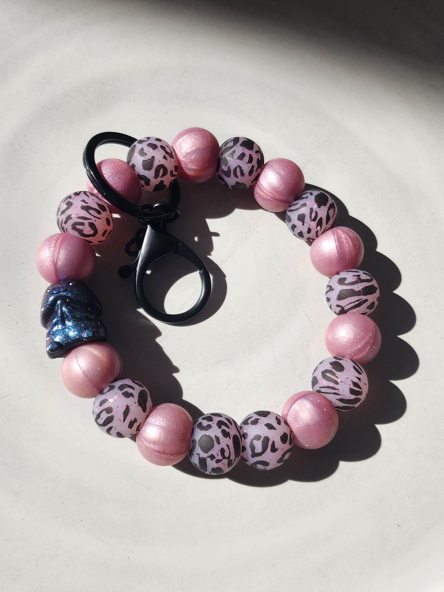 Richard silicone Wristlet keychain