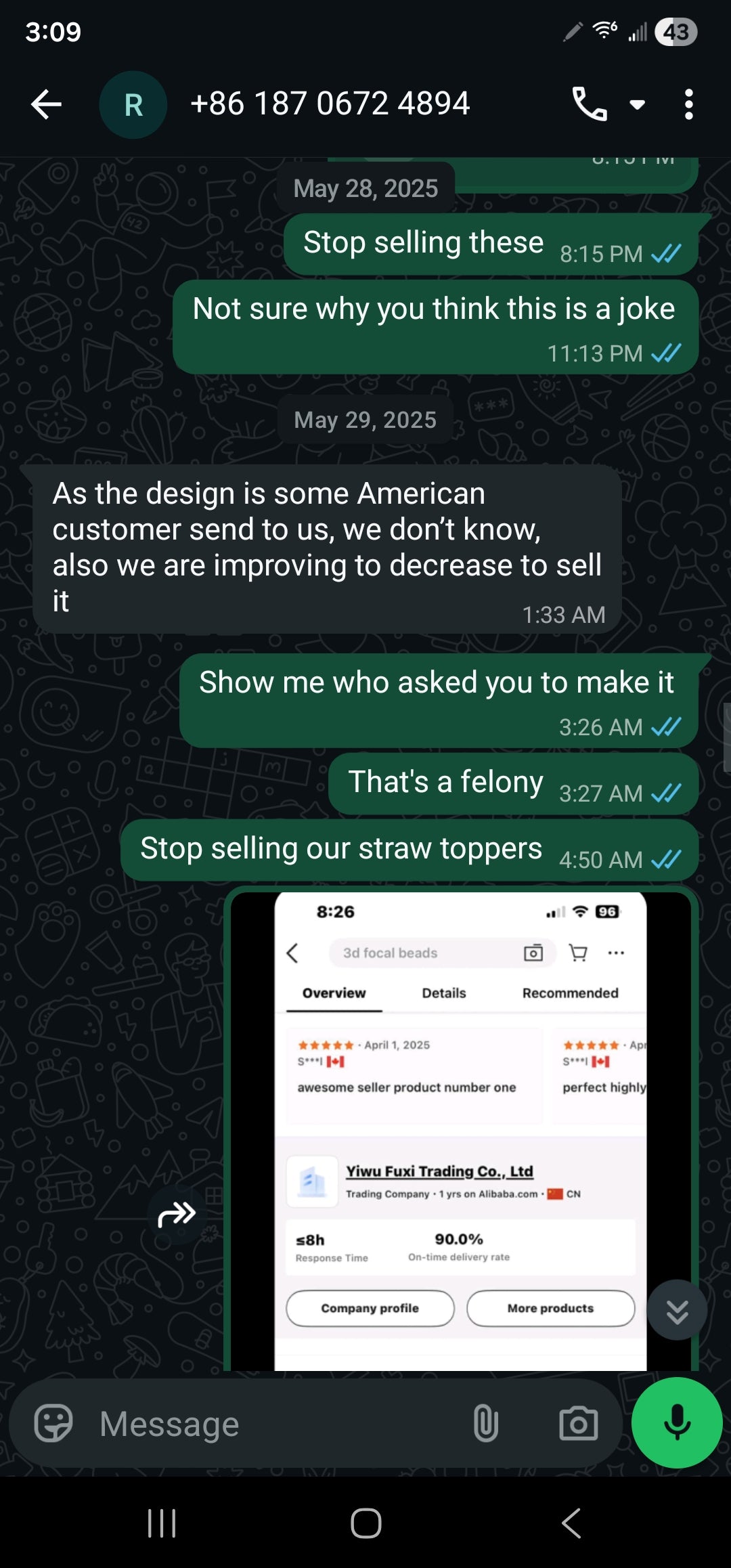Escalation: Repeat Copyright Infringement & Off-Platform Sales – RGP2S rainbow party smile club