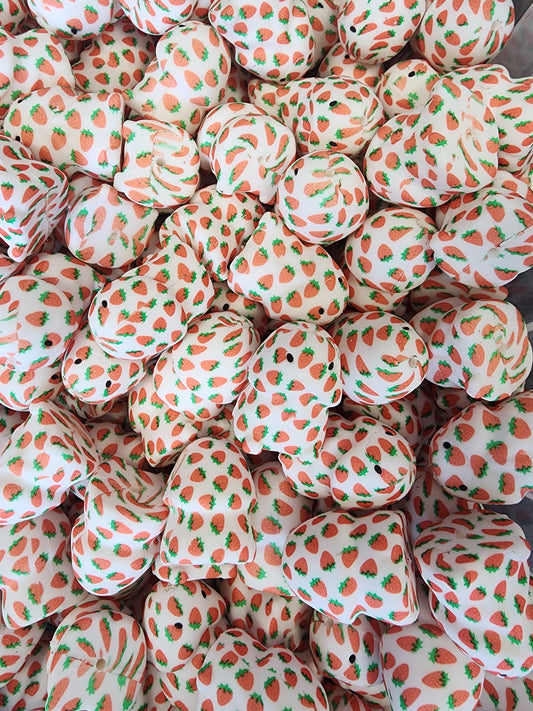 Strawberry Print Richard Custom Naughty Silicone Focal