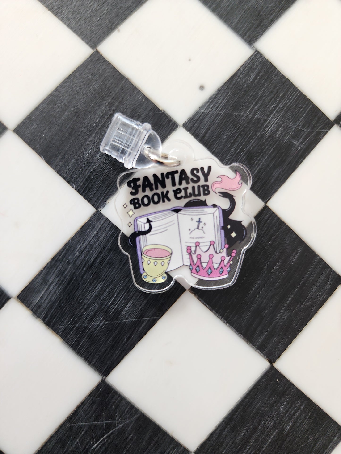Book romantasy fantasy smut book worm booktok acrylic USB port dust plug charm wholesale