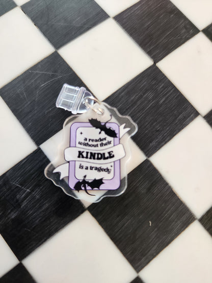 Book romantasy fantasy smut book worm booktok acrylic USB port dust plug charm wholesale