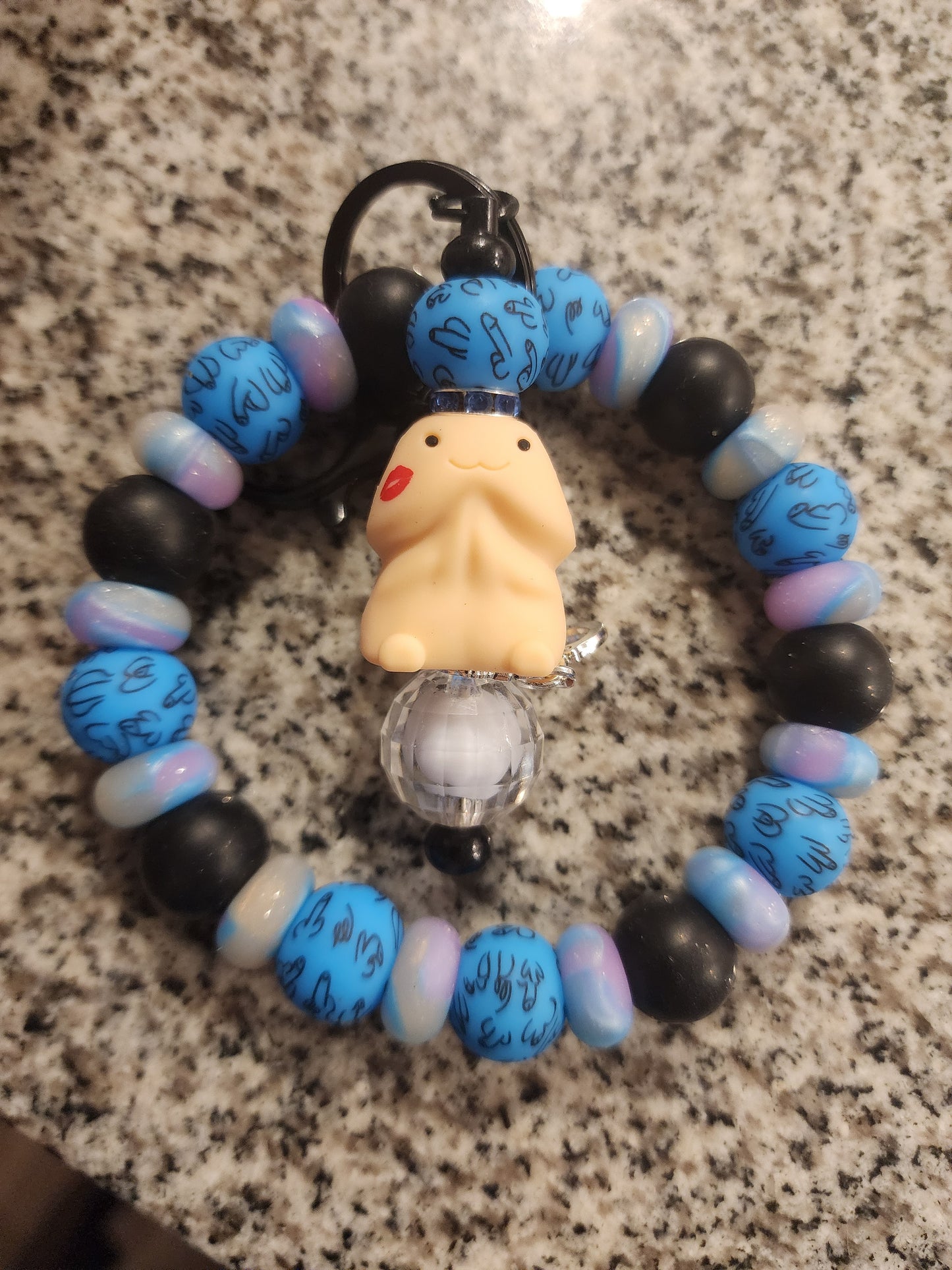 Naughty silicone wristlets richard diy keychains