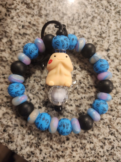 Naughty silicone wristlets richard diy keychains