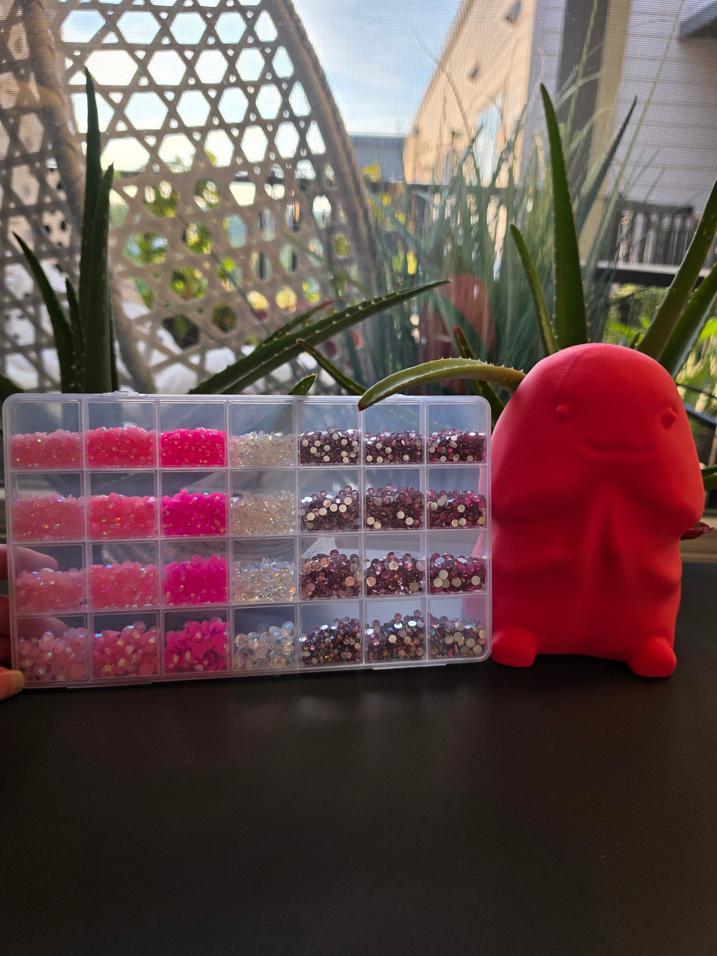 Giant 3d printed Richard pink ombre bling kit