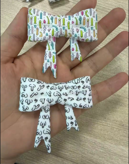 Custom Silicone Bows & Straw Toppers | Wholesale Custom Bows *Not the Bows Pictured this is for you to design them yourself *