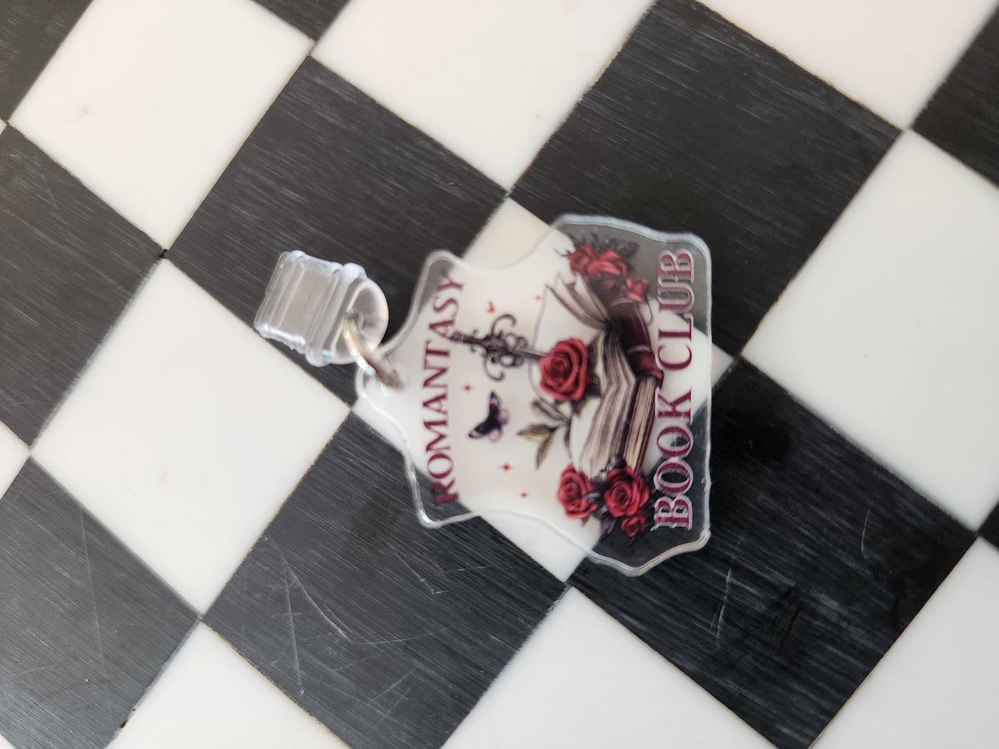 Book romantasy fantasy smut book worm booktok acrylic USB port dust plug charm wholesale