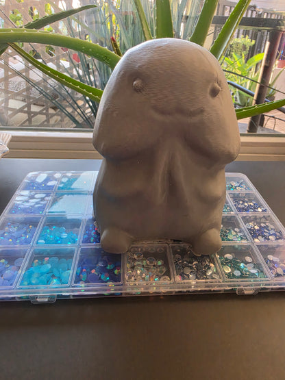 Giant 3d printed Richard blue ombre bling kit