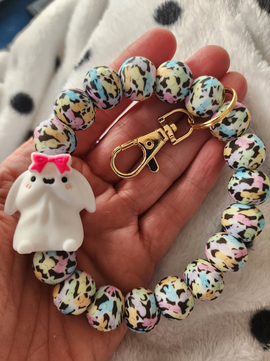 Richard silicone Wristlet keychain