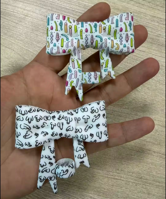 Custom Silicone Bows & Straw Toppers | Wholesale Custom Bows *Not the Bows Pictured this is for you to design them yourself *