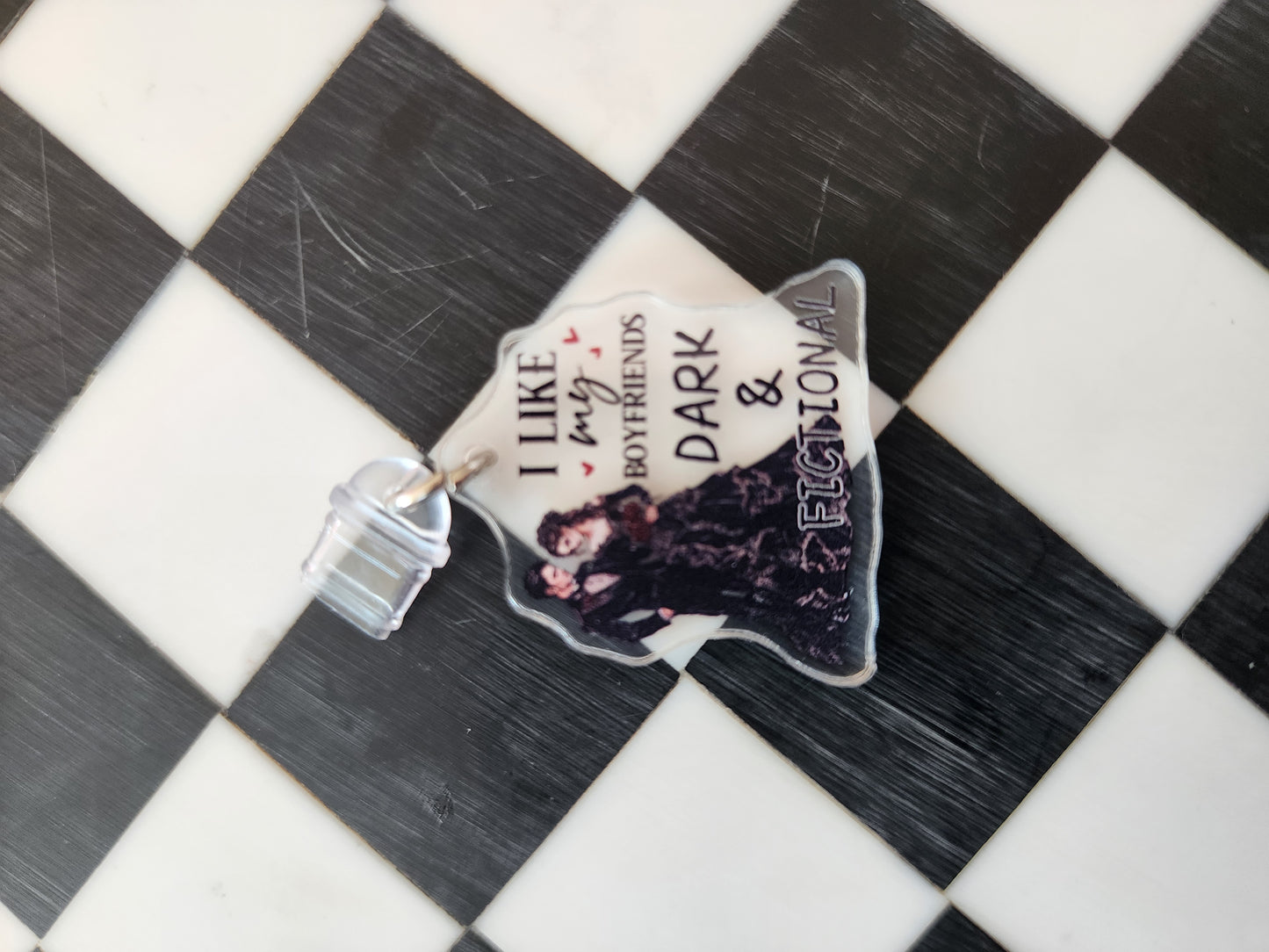 Book romantasy fantasy smut book worm booktok acrylic USB port dust plug charm wholesale