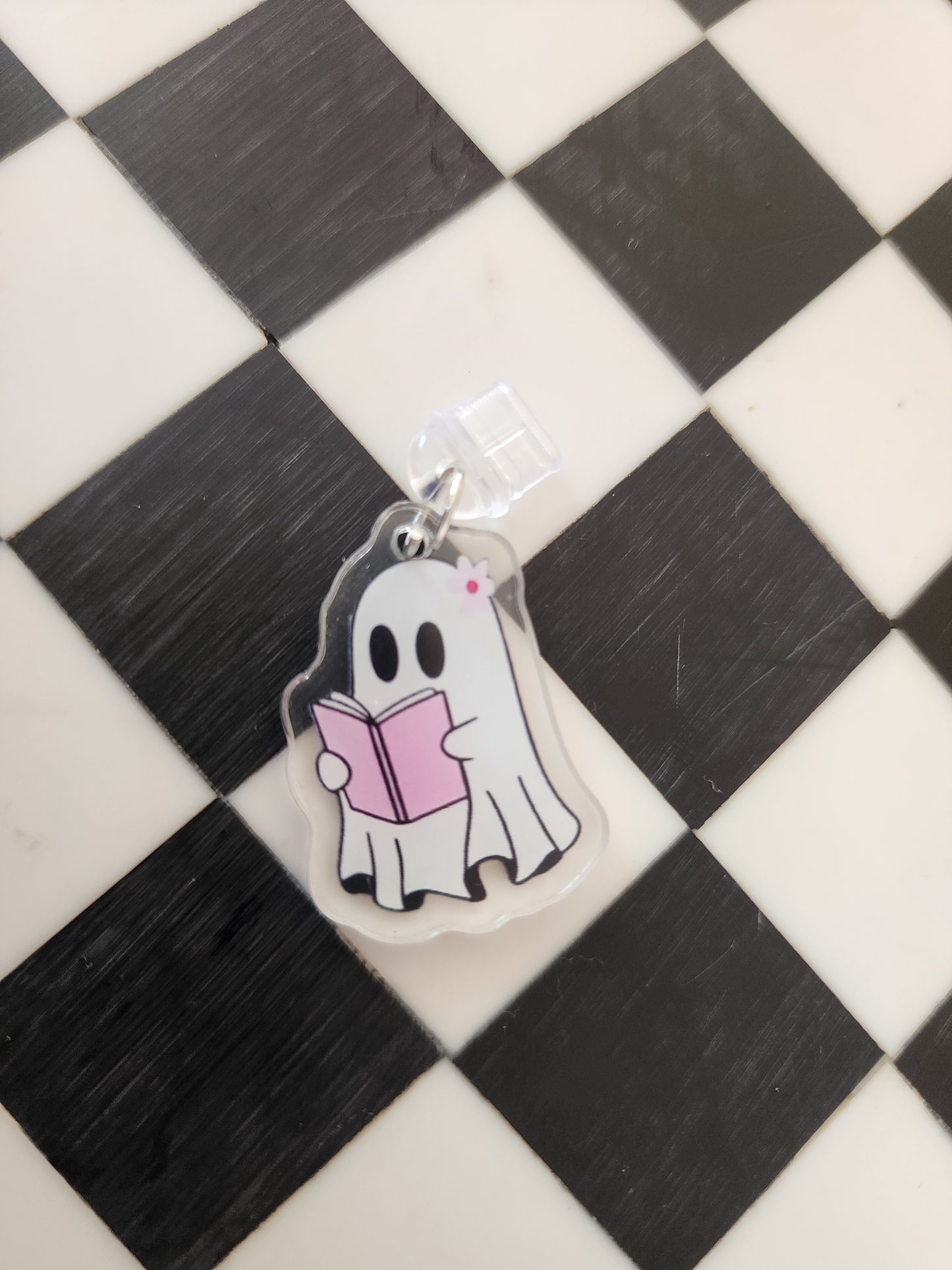 Book romantasy fantasy smut book worm booktok acrylic USB port dust plug charm wholesale