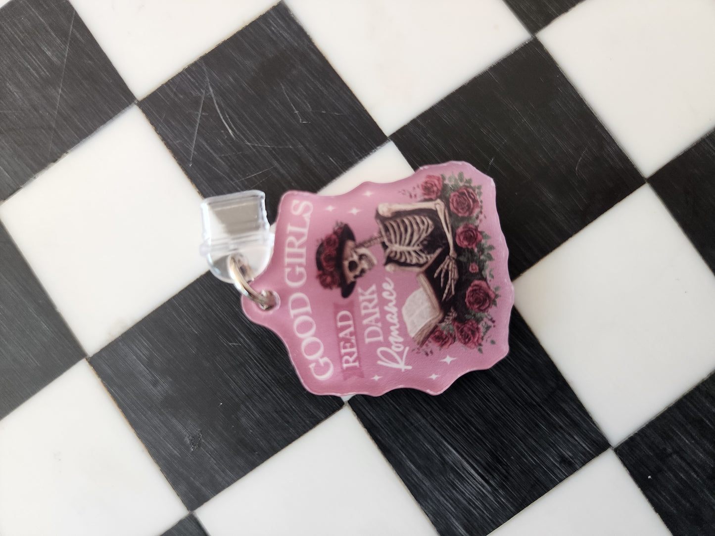 Book romantasy fantasy smut book worm booktok acrylic USB port dust plug charm wholesale