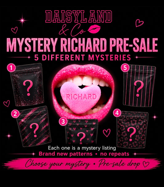 ***DONT BUY W ANYTHING ELSE *** Mystery Richard Presale Choice of 5 Different BRAND NEW NEVER SEEN DESIGNS
