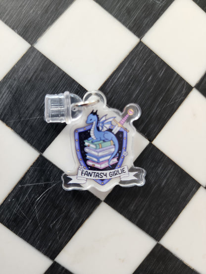 Book romantasy fantasy smut book worm booktok acrylic USB port dust plug charm wholesale