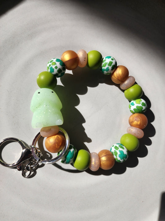 Richard silicone Wristlet keychain