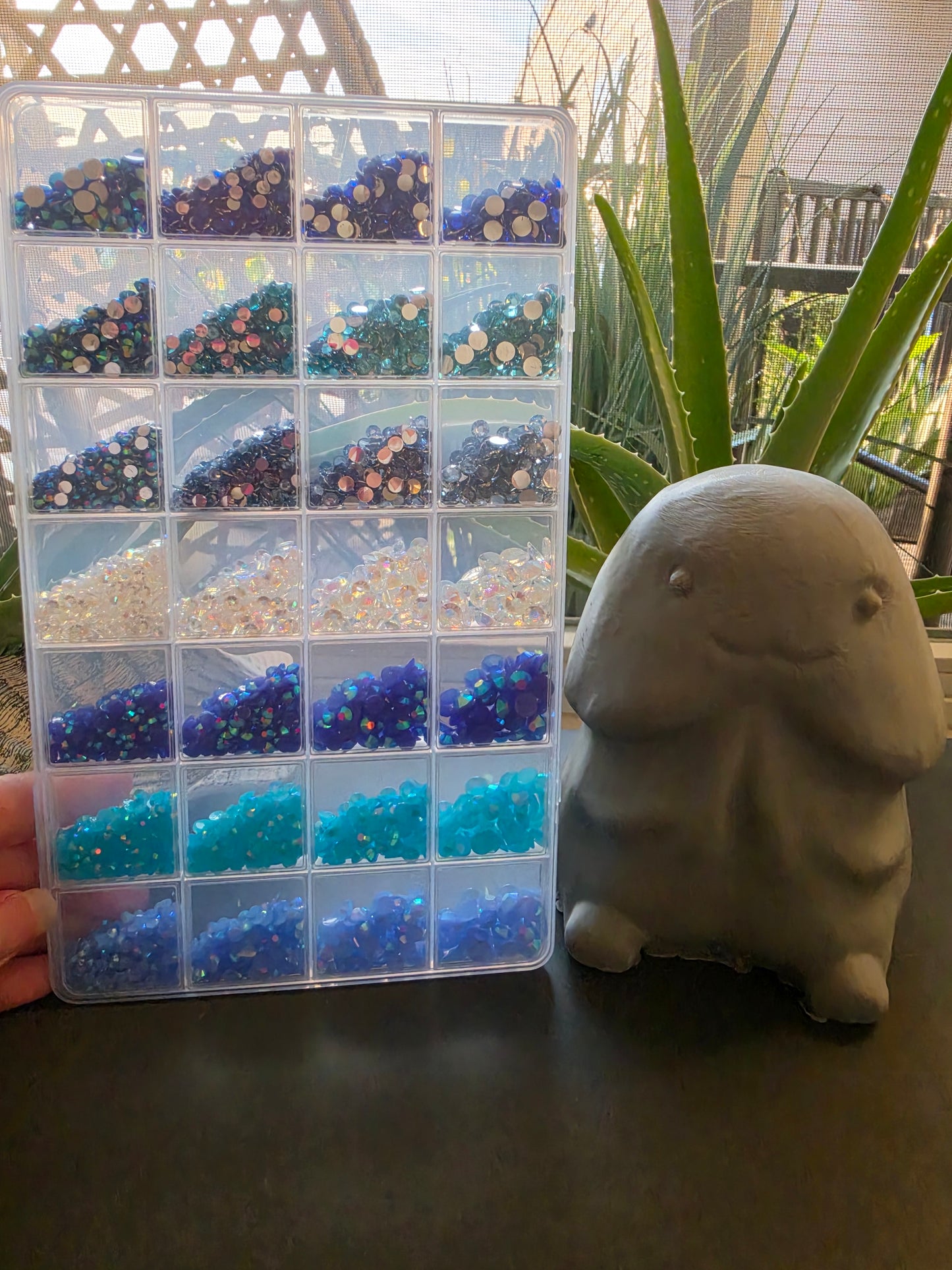 Giant 3d printed Richard blue ombre bling kit