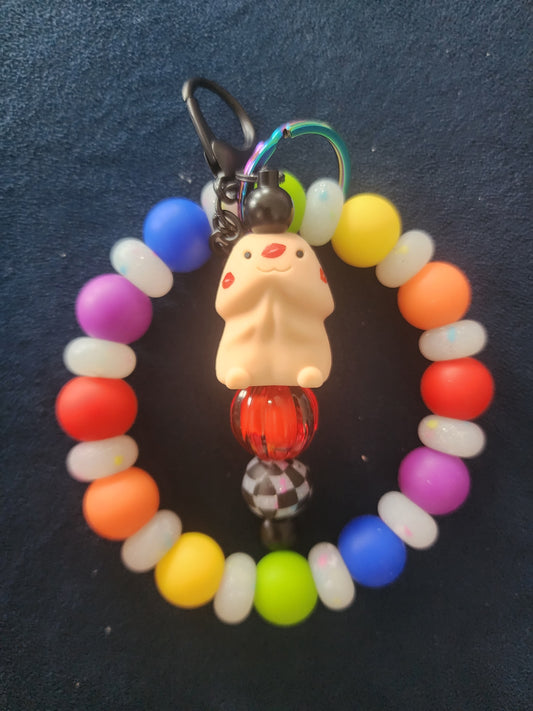 Richard silicone Wristlet keychain sale