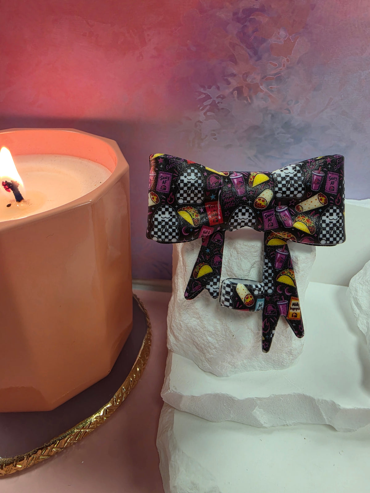 Printed ©️ copyrighted Richard Silicone Bow Focal * Silicone Bow for Pens, Keychains & Straw Toppers All new Designs