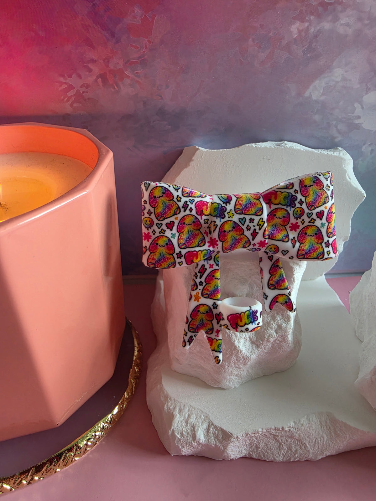 Printed ©️ copyrighted Richard Silicone Bow Focal * Silicone Bow for Pens, Keychains & Straw Toppers All new Designs