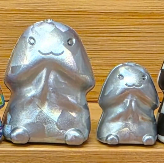 Chrome silver Richard and MINI silicone Focal Bead COPYRIGHTED ©️