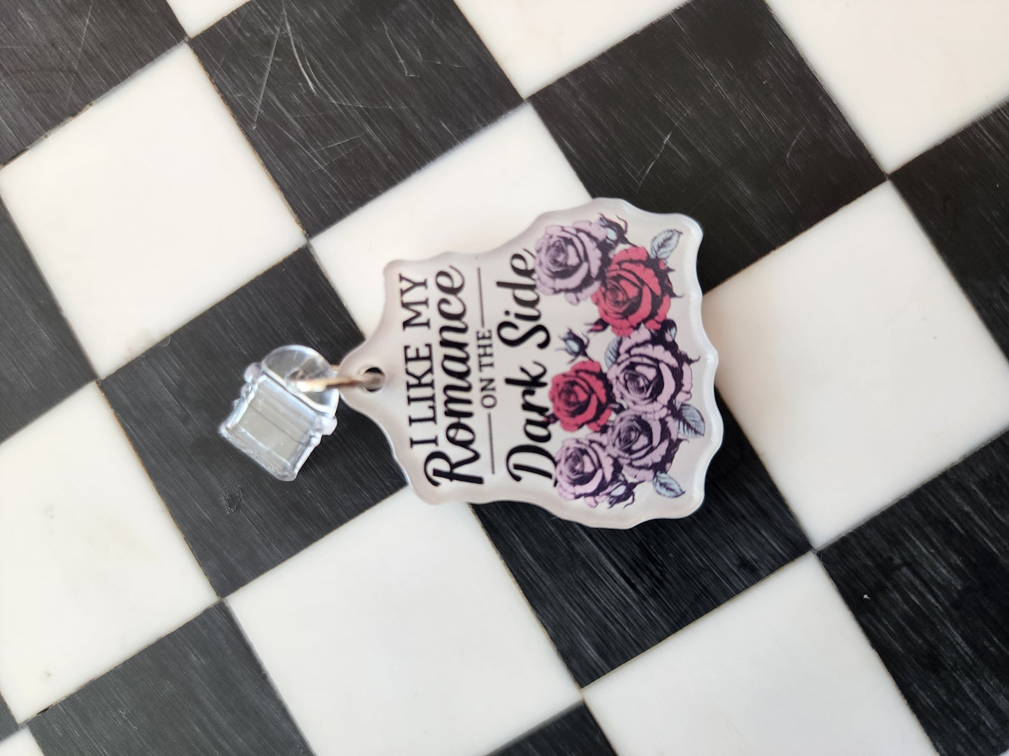 Book romantasy fantasy smut book worm booktok acrylic USB port dust plug charm wholesale