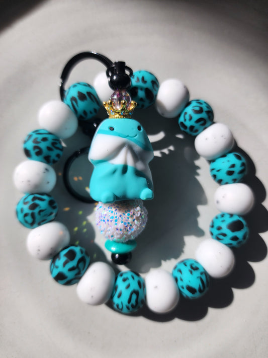 Richard silicone Wristlet keychain