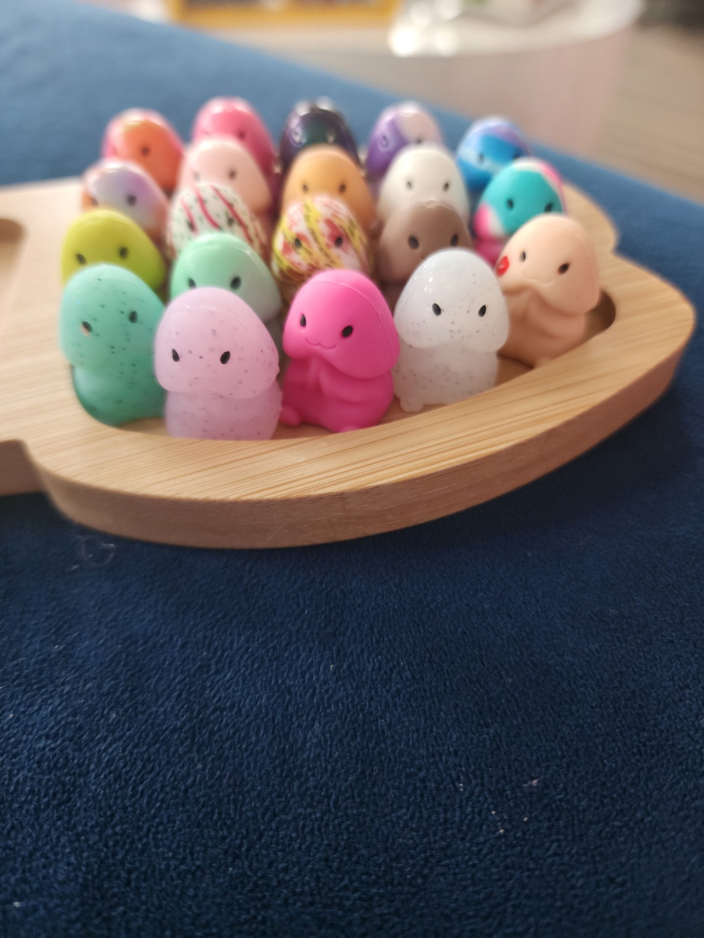 Mini Richards turned from silicone straw toppers to beads