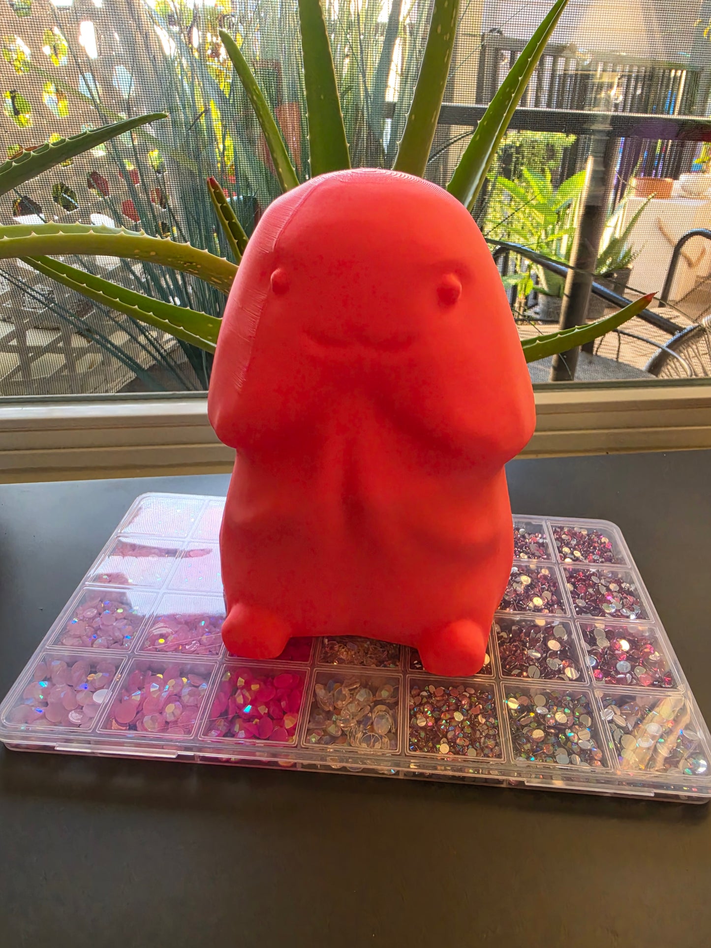 Giant 3d printed Richard pink ombre bling kit