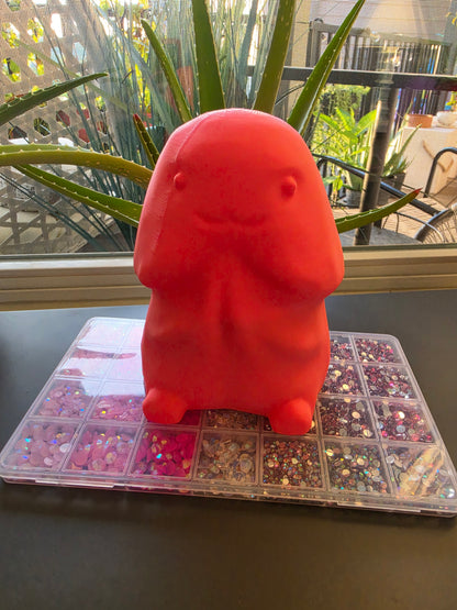 Giant 3d printed Richard pink ombre bling kit