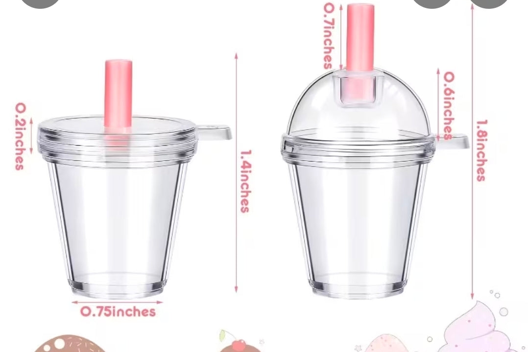 Mini Richard Display Containers Cup keychain, Diamond, Acorn & Mini dicktac Box