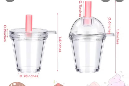 Mini Richard Display Containers Cup keychain, Diamond, Acorn & Mini dicktac Box