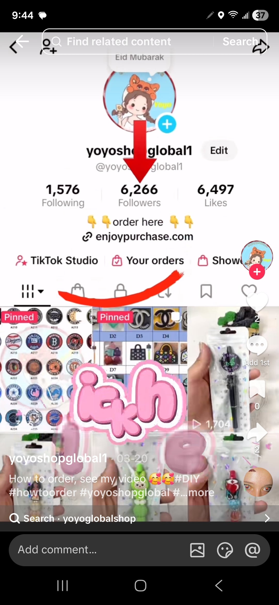 Yoyoshopglobal yoyo evidence