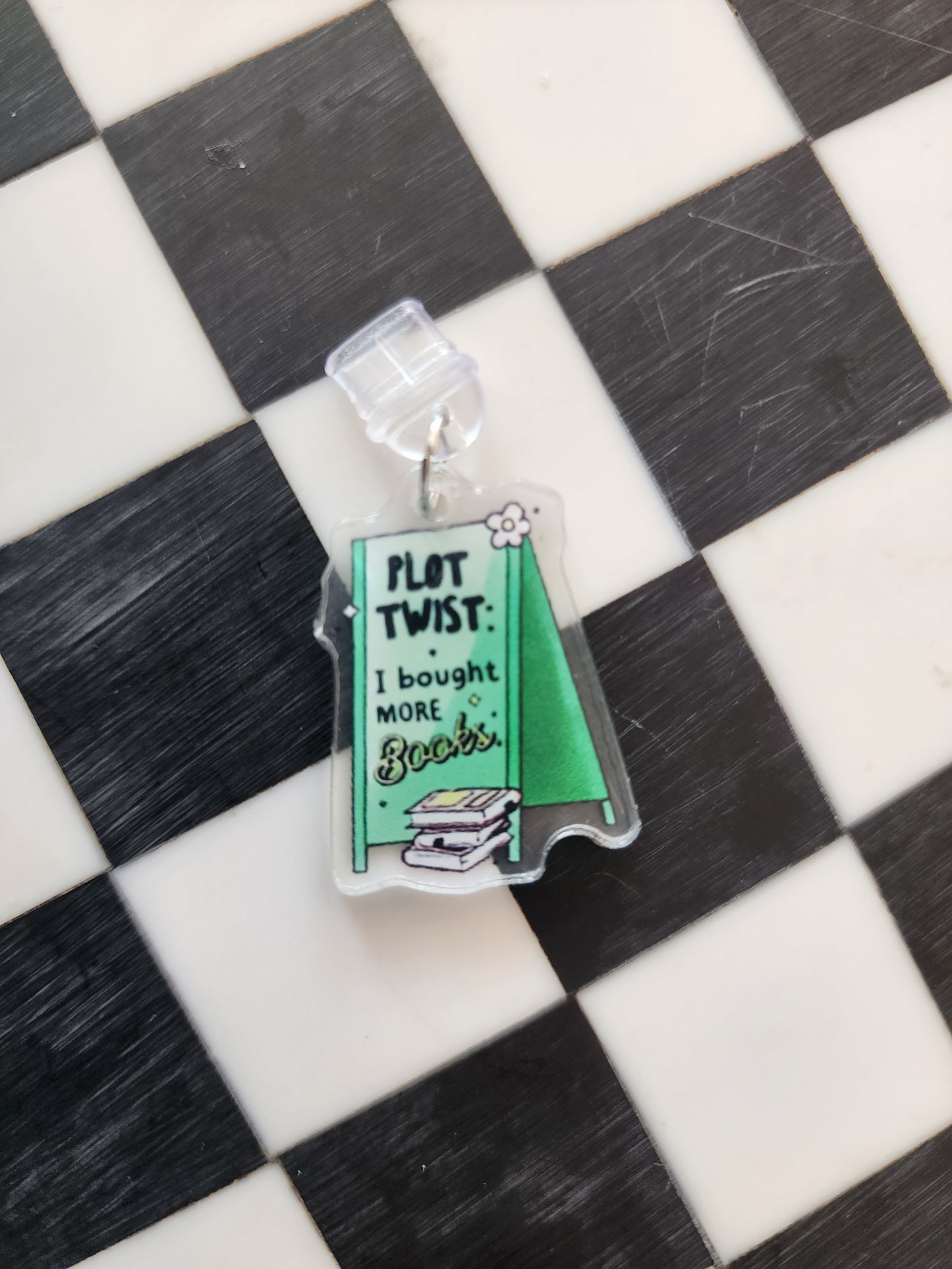 Book romantasy fantasy smut book worm booktok acrylic USB port dust plug charm wholesale