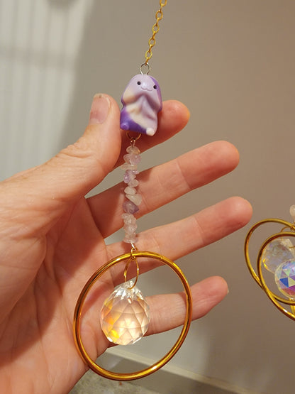 Richard suncatchers with crystals