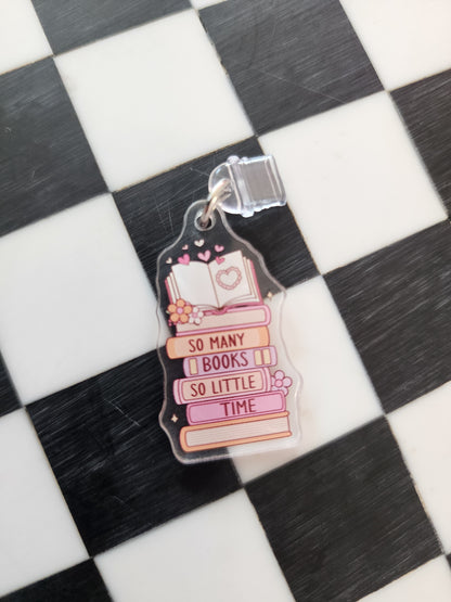 Book romantasy fantasy smut book worm booktok acrylic USB port dust plug charm wholesale