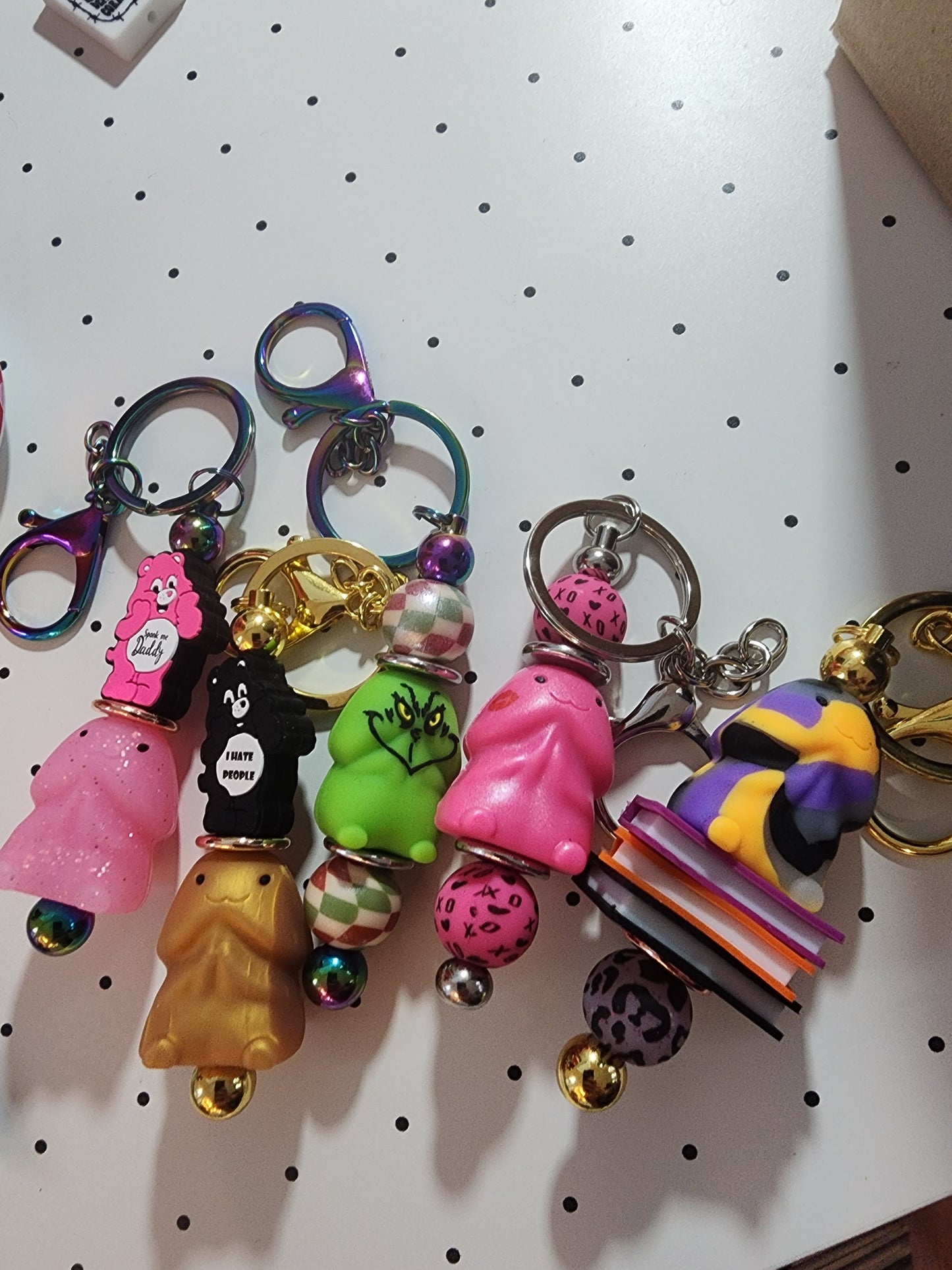 Tiktok custom keychain made on live
