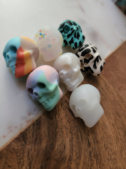 Skull Focal beads exclusive colors