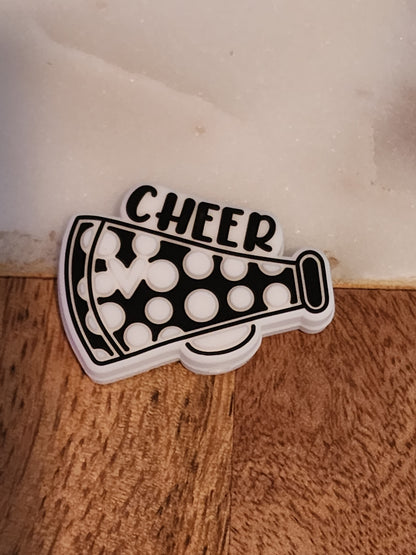 Cheer megaphone Moose Daisyland EXCLUSIVE silicone focal bead