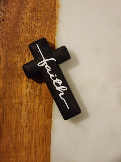 Faith custom exclusive silicone religious cross bead-Bin A