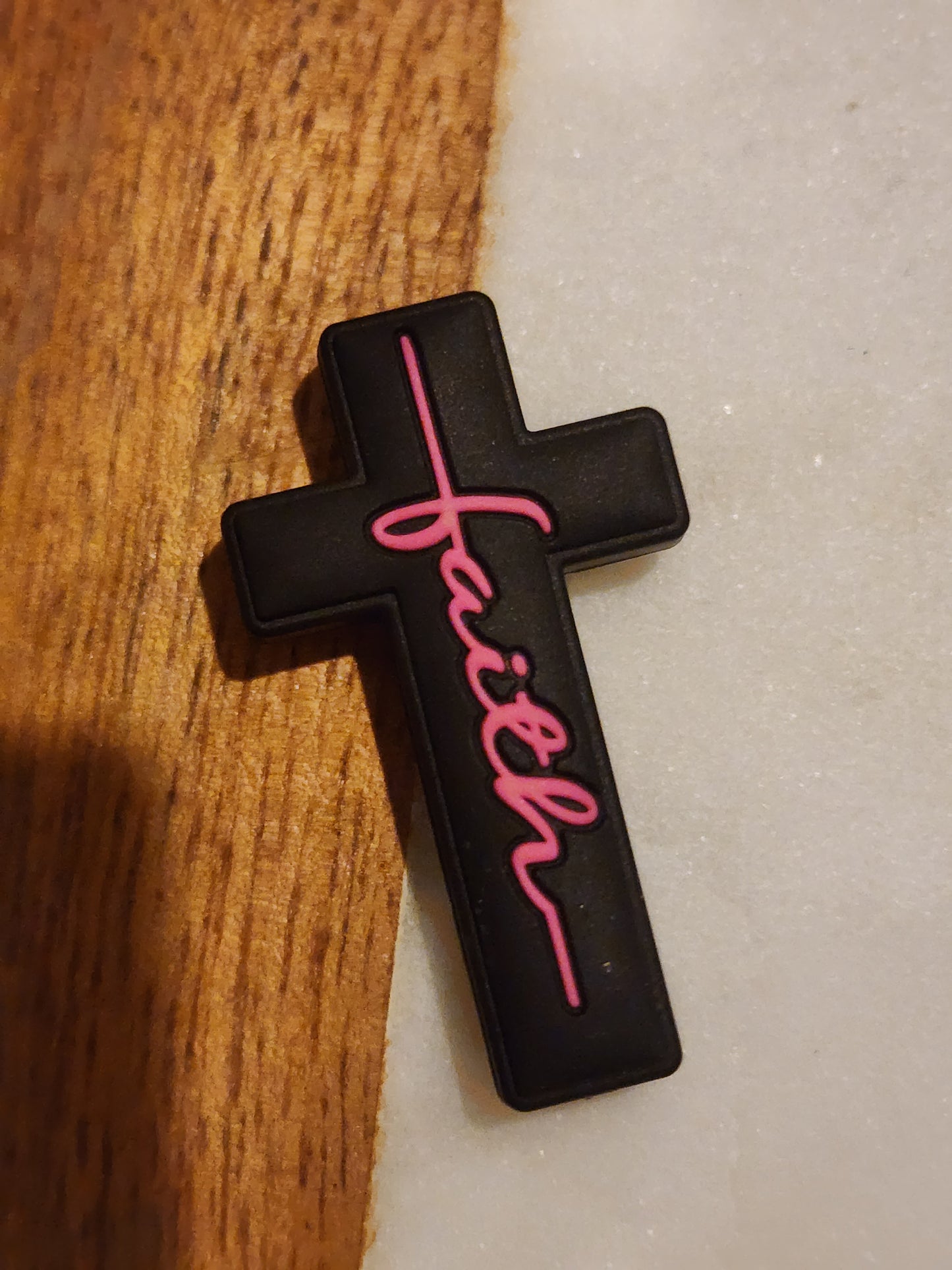 Faith custom exclusive silicone religious cross bead-Bin A