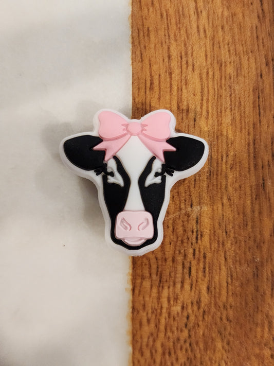 Clarabelle mama cow silicone focal bead-UPE18