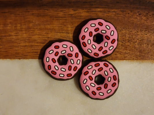 Custom color donut valentines donut